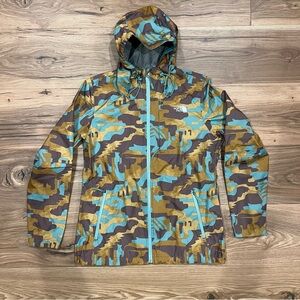 Womens The North Face Dryvent Medium Camo Jacket